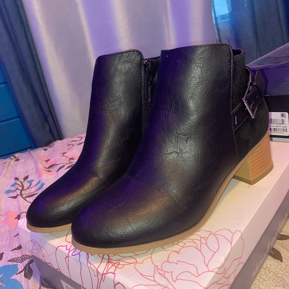 Black booties